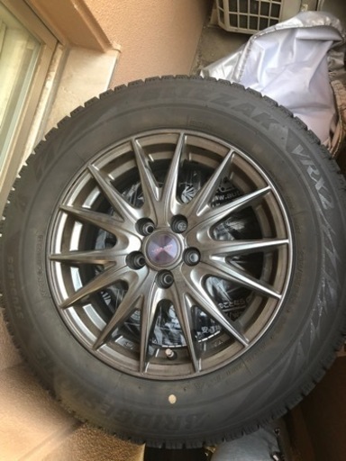 195/65R15 ブリヂストン スタッドレス 2021年製ホイールセット