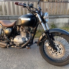 ☆KawasakiエストレアRS.マフラーやシートなどカスタム車...