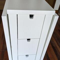 IKEA ダイニングテーブル NORDEN( ノールデン) 白の画像