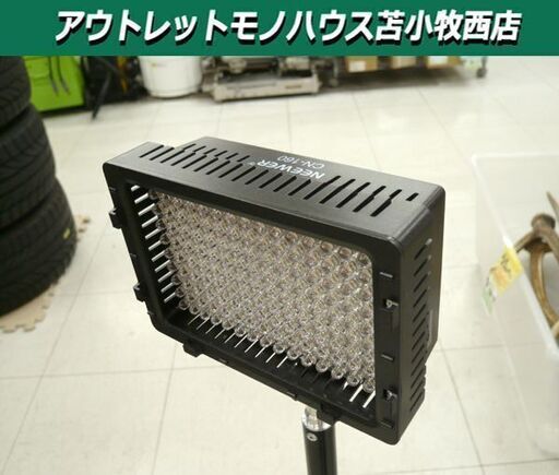 現状品 NEEWER CN-160 160球 LED ビデオライト 三脚付 カメラ・ビデオに対応 苫小牧西店