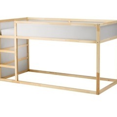 【期間限定】IKEA KURA(リバーシブル二段ベッド) ※マッ...