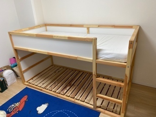 【期間限定】IKEA KURA(リバーシブル二段ベッド) ※マットレス1枚付き