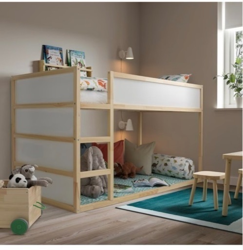 【期間限定】IKEA KURA(リバーシブル二段ベッド) ※マットレス1枚付き