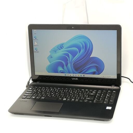 保証付 高速SSD 15.5型 ノートパソコン SONY VJS151C11N 中古動作良品 第6世代Core i5 8GB DVDRW 無線 Bluetooth Windows11 Office済