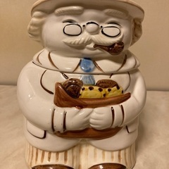 ステラおばさん　陶器製クッキーポット
