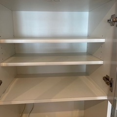 食器棚、レンジ台付け棚、炊飯器台付き棚の画像
