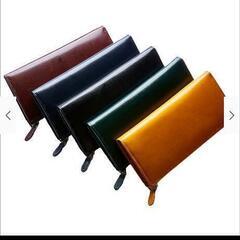 イタリア製レザーラウンドZIP長財布の画像