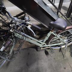 札幌【26インチ 自転車 変速なし】ダイナモライト＆カギ付き