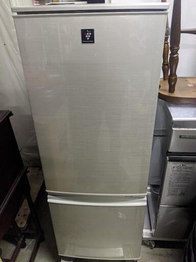 SHARP シャープ SJ-PD17X-N [プラズマクラスター搭載(167L ・つけかえどっちもドア)2ドア ゴールド系]　2ドア冷蔵庫　2013年製