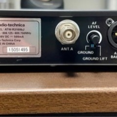 【ソフトケースと新品の電池付き！】オーディオテクニカ ワイヤレスマイクの画像