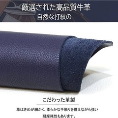【新品】小銭入れ メンズ 本革 カードケース コンパクト 財布 プレゼント ネイビーの画像