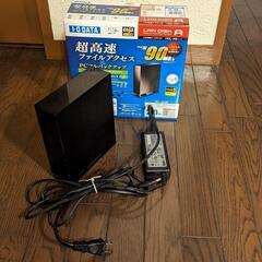 超高速 LAN接続型ハードディスク 2.0TB  I-O DAT...