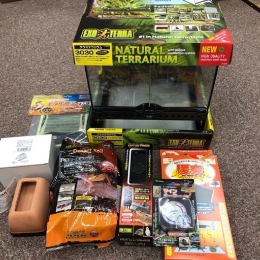レオパ飼育セット　グラステラリウム