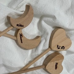  ウッドスティック wood stick♡赤ちゃん セレモニー 結婚式 卒業式 入学式 お祝いの画像