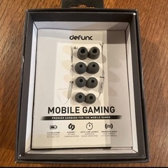 【値下げ】defuncワイヤレスゲーミングイヤホンMobileGamingEarbudsの画像