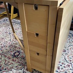 IKEA 折りたたみダイニングテーブル　2-4人向け　NORDE...