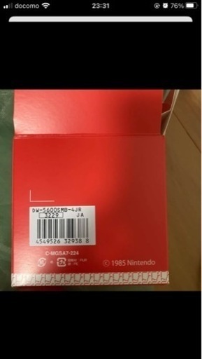 新品未使用　G-SHOCK　スーパーマリオ　dw-5600smb-4jr
