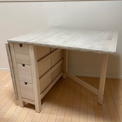 急募　美品　IKEA ノールデン　ダイニングテーブル