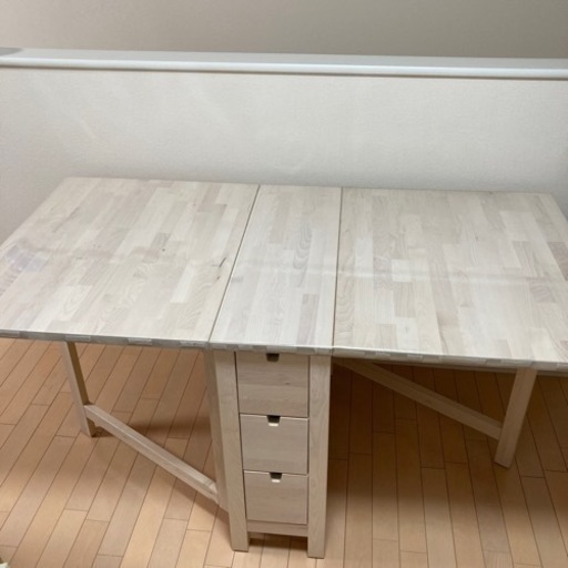 急募　美品　IKEA ノールデン　ダイニングテーブル