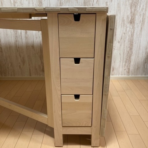 急募　美品　IKEA ノールデン　ダイニングテーブル