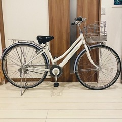 ◆アルベルト◆26インチ◆ホワイト◆タイヤ新品◆