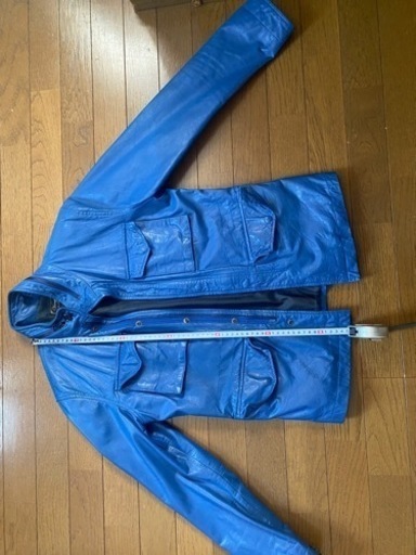 VANQUISH ライダースジャケット 青 Sサイズ　5000円