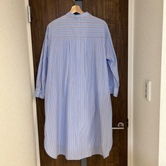 【取引終了】【しまむら】ストライプ　シャツワンピースの画像