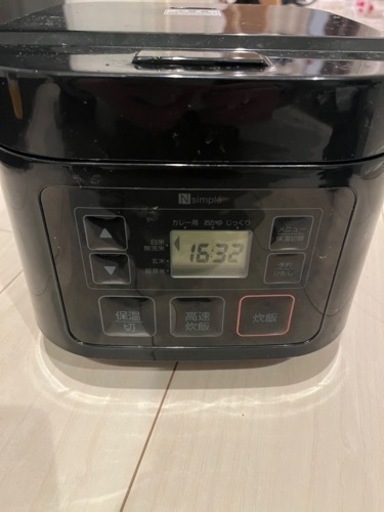 【取りに来てくれる方限定】炊飯器（3号）