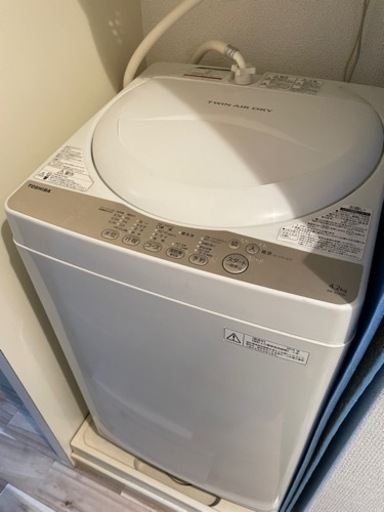 洗濯機 TOSHIBA AW-4S3 容量4.2kg