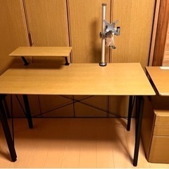 【引き取り決定しました】学習机　もしくはリモートワーク用途に