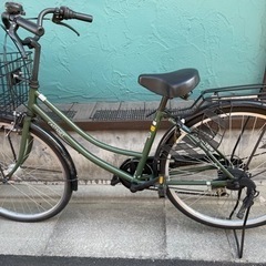 自転車　26インチ　6段変速　ママチャリ　