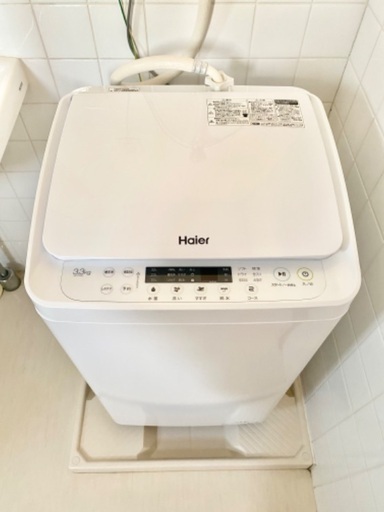 【値下げしました！】3.3kg 全自動洗濯機