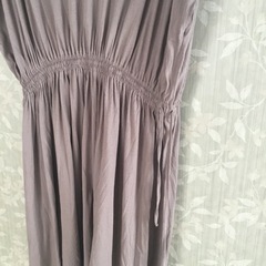 studio  CL I P/スリット付き袖なしワンピースの画像