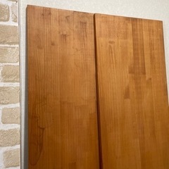 【受取決定】パイン材 木材 板 2枚セットの画像