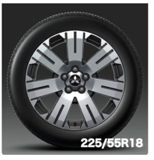 MC後デリカD5純正 新車取り外しホイール&タイヤ