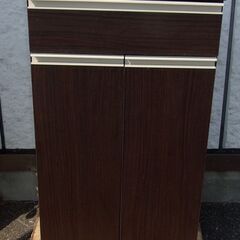 JM16988)引き出し付きダストボックス ブラウン系 W47....