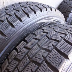 (ありかとうございました)スタッドレスタイヤセット　165/70R14　ダンロップ　WINTER MAXX WM01　の画像