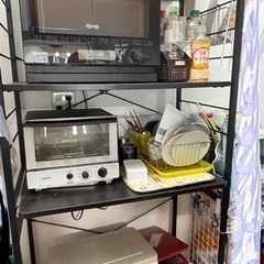キッチン収納棚（説明書あり）の画像