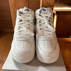新品未使用 24.0cm NIKE AIR FORCE 1 MID REACT Summit White スニーカーの画像