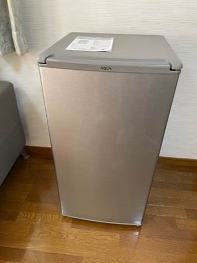 冷蔵庫 75L 2020年 1ドア AQUA AQR-8G シルバー 小型