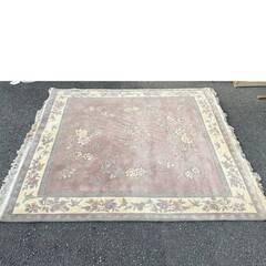 大型 絨毯 中国絨毯株式会社 約245×240cm 威海緞通 1...
