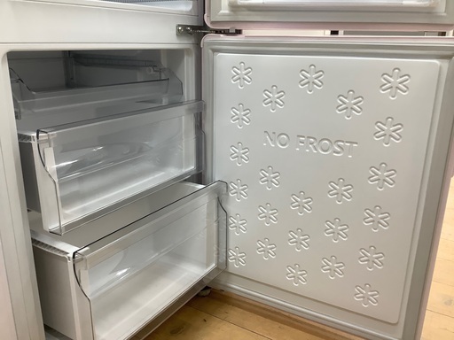 パステルピンクの2ドア冷蔵庫のご紹介です♪♪