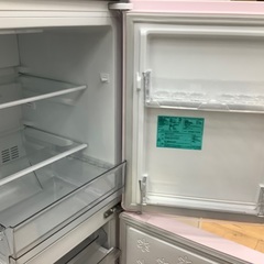 パステルピンクの2ドア冷蔵庫のご紹介です♪♪