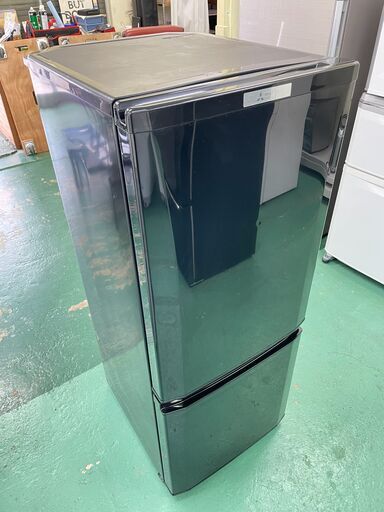 ★三菱★ 2D冷蔵庫 146L 2018年 MR-P15C-B MITSUBISHI 三菱電機 耐熱トップテーブル ノンフロン キッチン家電 福島 郡山市 a