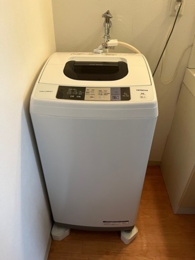 HITACHI 全自動電気洗濯機 5kg 2017年製 NW-50A