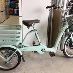 ●販売終了●ブリジストン　FRONTIA    電動アシスト自転車　20インチ　3輪　バッテリー・充電機・カギ付き　中古品