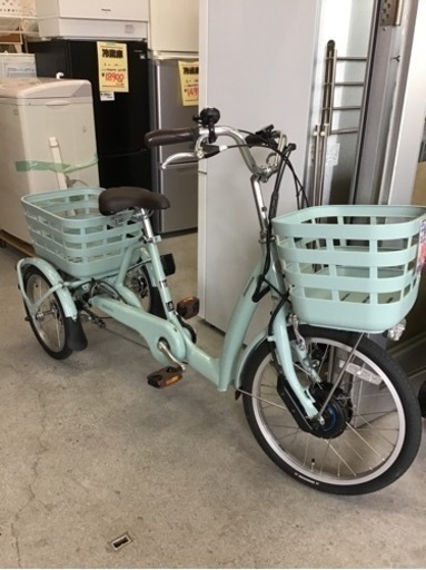 ●販売終了●ブリジストン　FRONTIA    電動アシスト自転車　20インチ　3輪　バッテリー・充電機・カギ付き　中古品