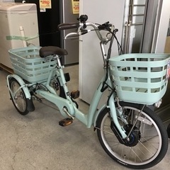 ●販売終了●ブリジストン　FRONTIA    電動アシスト自転車　20インチ　3輪　バッテリー・充電機・カギ付き　中古品