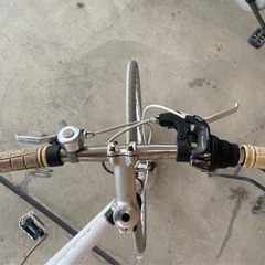 【おしゃれクロスバイク】ホワイト 自転車の画像