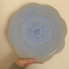 Jars 大皿　フラワーモチーフ　ブルー